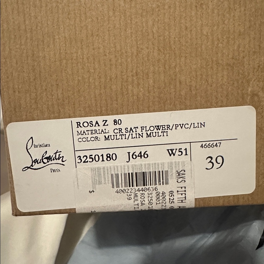 Christian Louboutin Vibrant Multicolor Heels 39 new rubber everlasting bottom - Picture 11 of 12